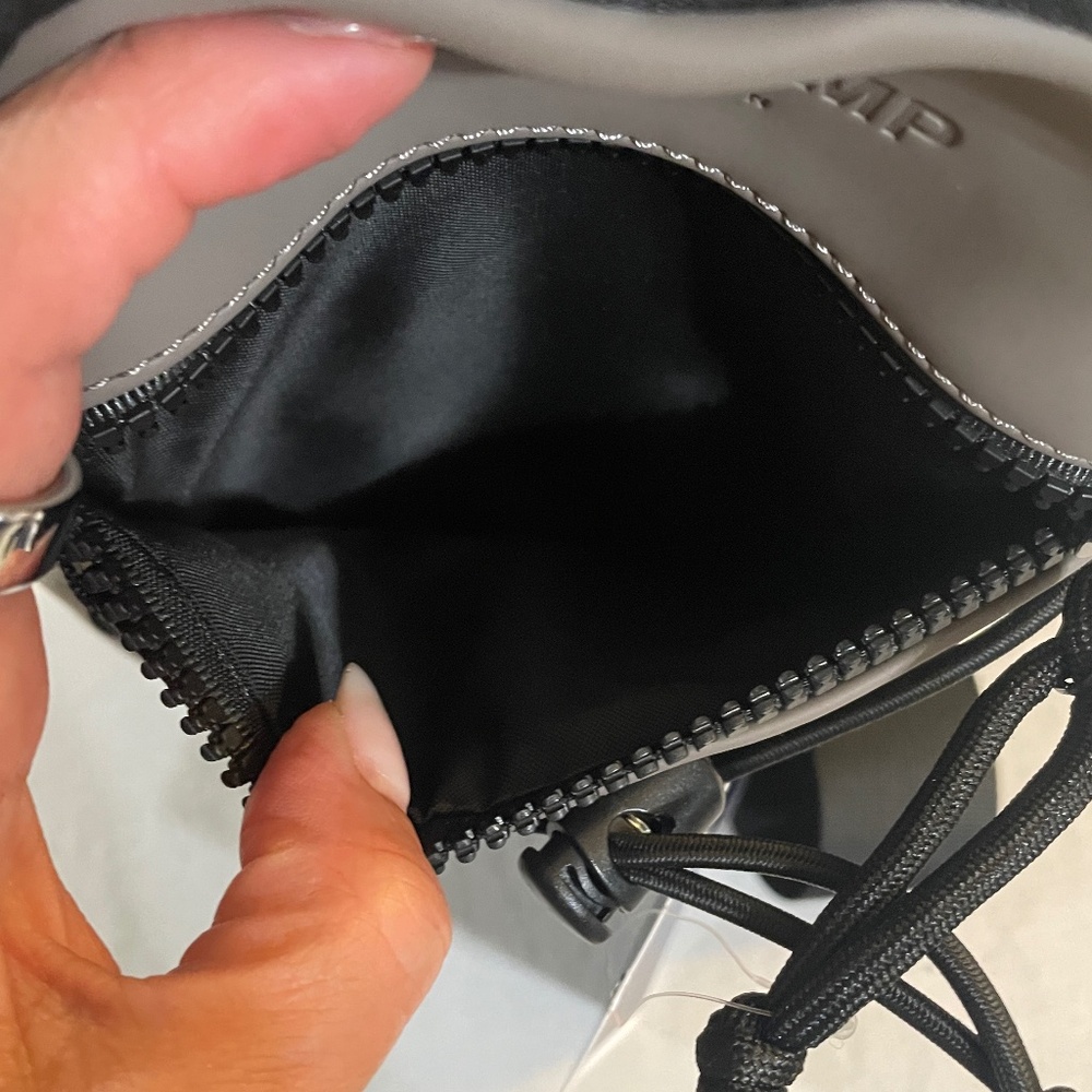 NWT DUCHAMP Versatile Unisex Rubberized Utility Sling Bag - Color: Taupe/Gray - Picture 11 of 14